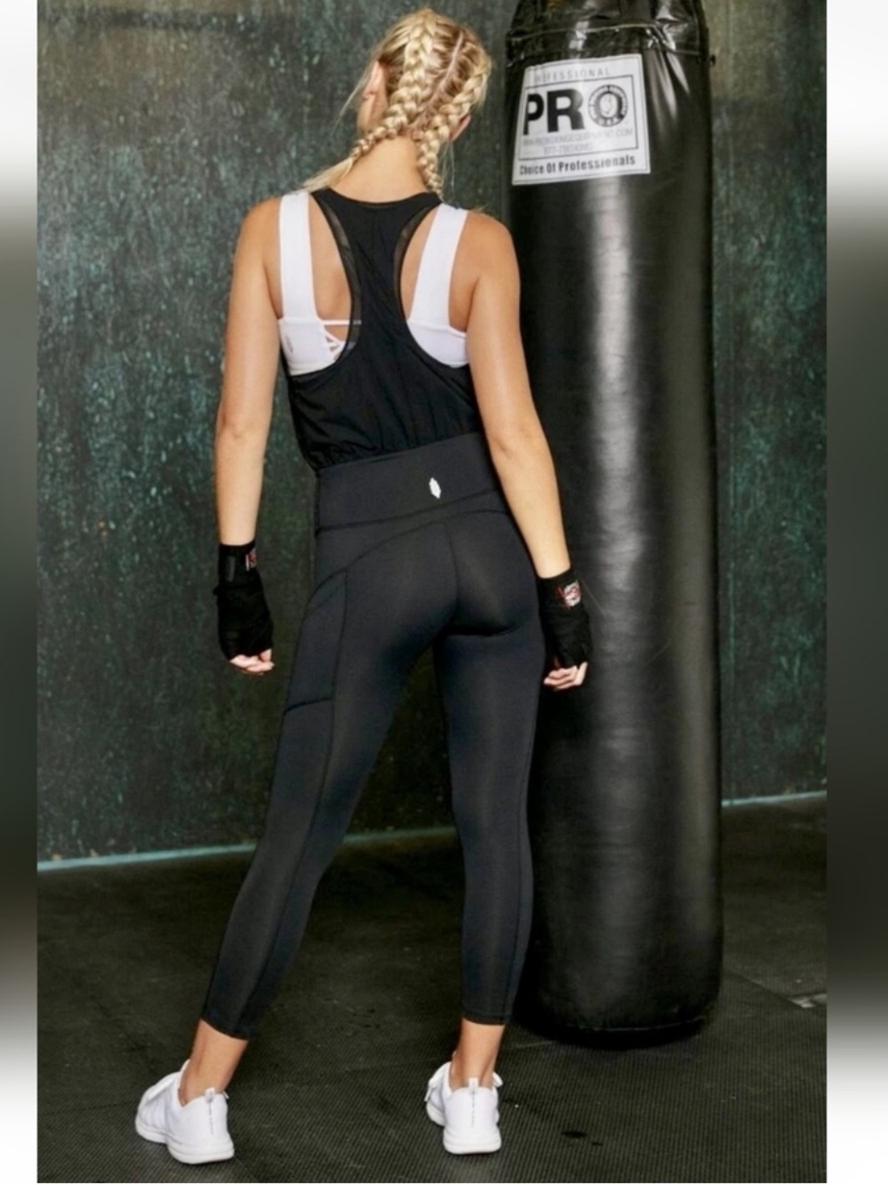 Free People FP Movement Eye On The Prize Onesie Black Sz S - Picture 5 of 15
